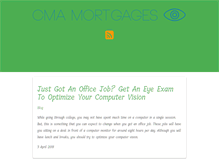 Tablet Screenshot of cma-mortgages.com